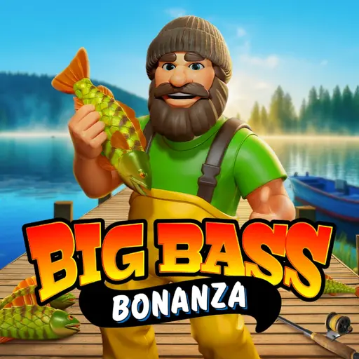 Big Bass Bonanza slot by Pragmatic Play — fishing key art