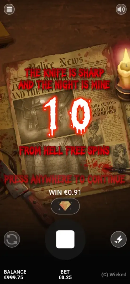 Jack — Free Spins round active, with the newspaper-themed UI